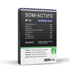 Aragan Synactifs Biografía de SomActifs Dormir 30 cápsulas