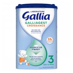 Gallia Galliagest Leche en polvo Premium 3 Crecimiento de 12 meses a 3 años 800g