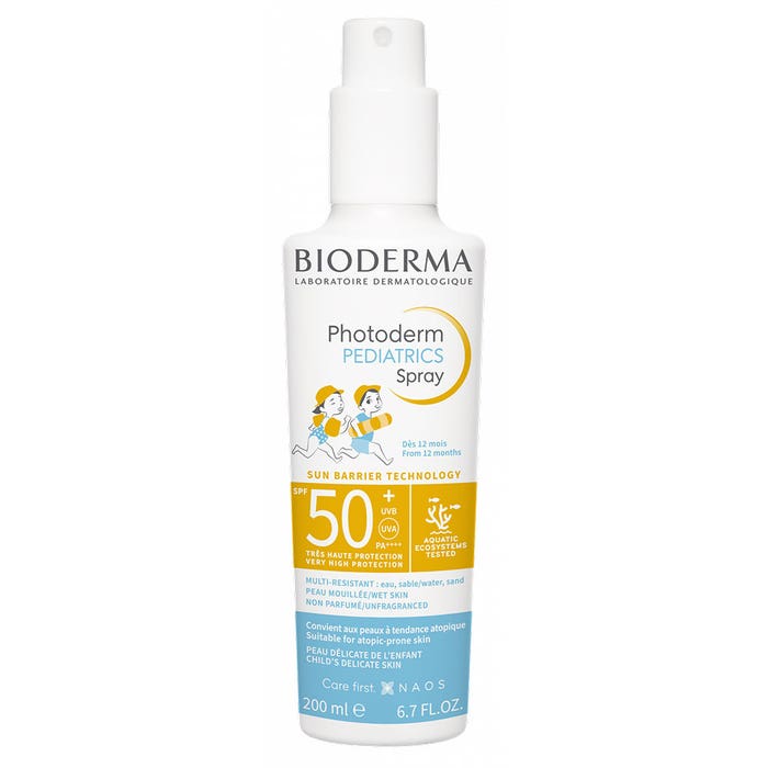 Bioderma Photoderm Spray Kid SPF50+ pieles delicadas 200ml