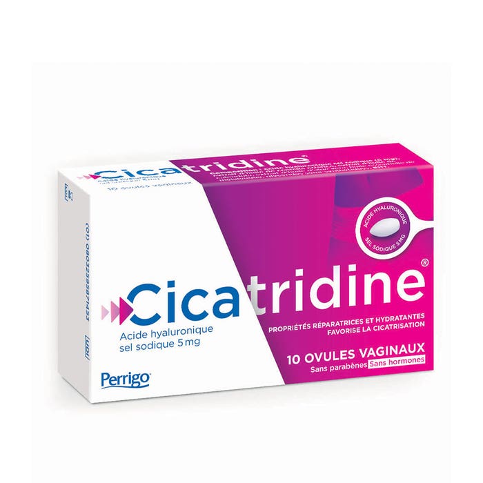 Cicatridine Ovulos Vaginales X10 Hra Pharma Cicatrisation et Sécheresse Intime x10