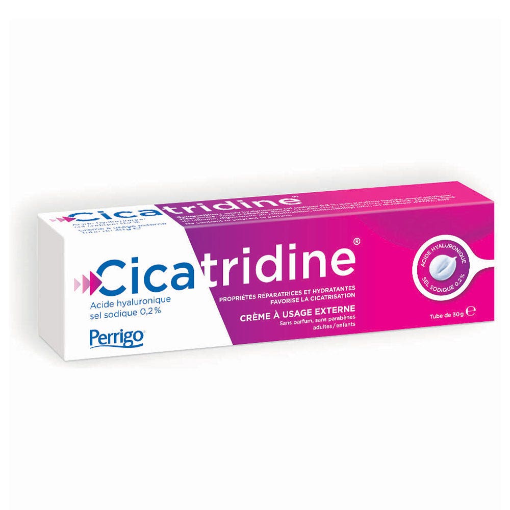 Cicatridine Crema cicatrizante Con ácido hialurónico 30g