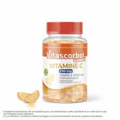 Vitascorbol Vitamina C 250 mg 45 gomas de borrar