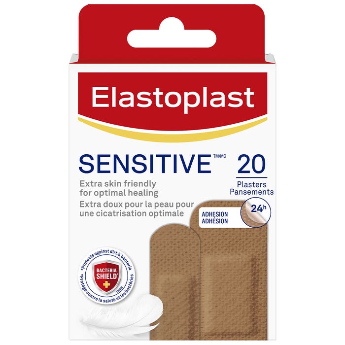 Apósitos pieles sensibles tono 2 x20 2 formatos Elastoplast