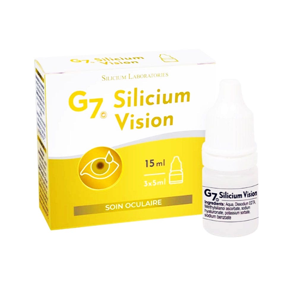 Silicium Laboratories Silicium G7 Visión del G7 Cuidado de los ojos 3x5ml