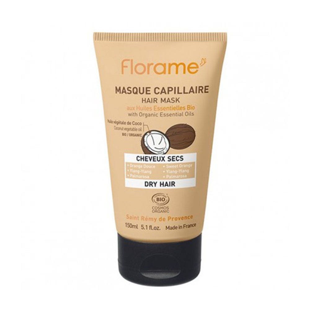 Florame Cabello seco Mascarilla Capilar Con Aceites Esenciales Ecológicos 150 ml