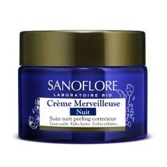 Sanoflore Merveilleuse Crema de noche exfoliante correctora BIO 50 ml