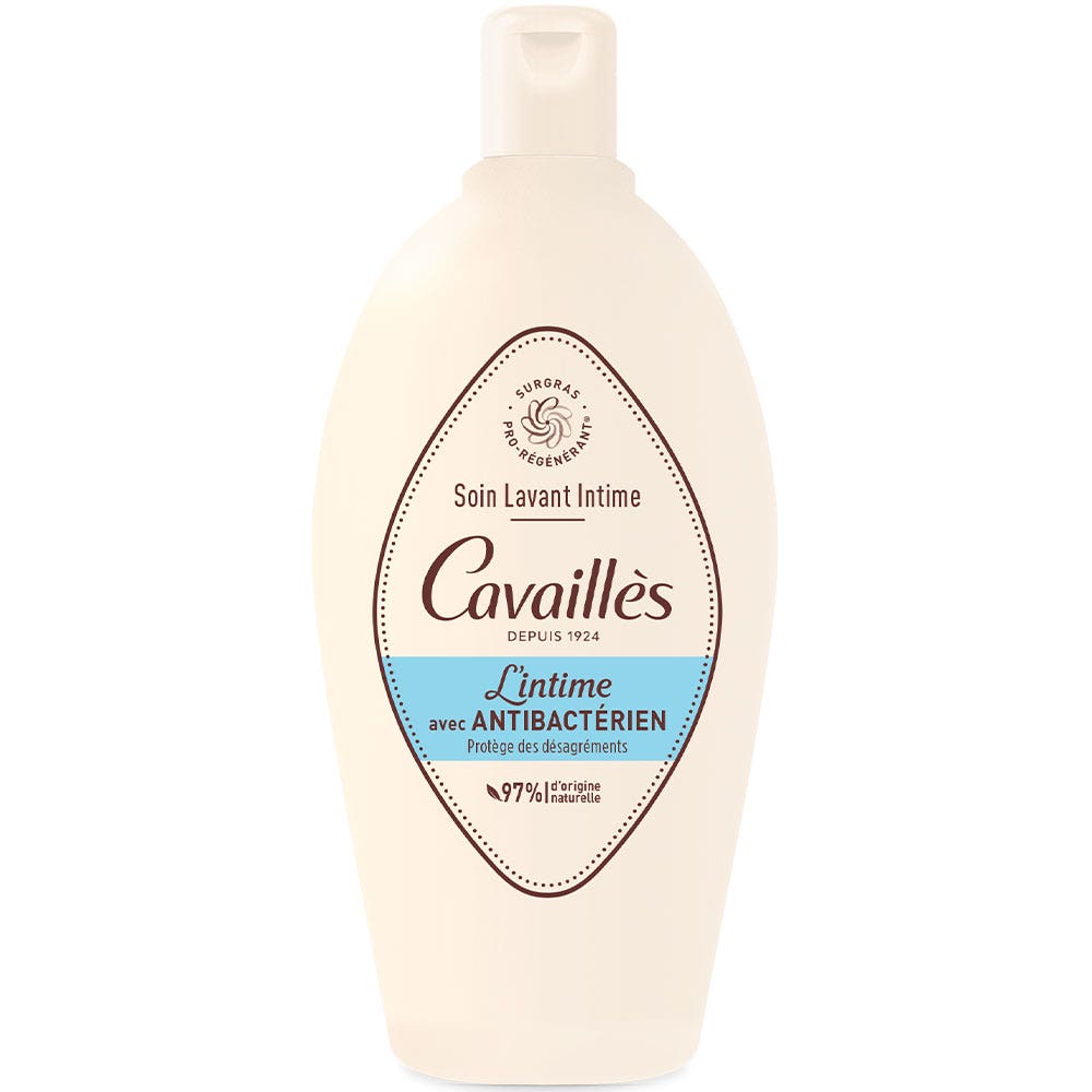 Cavaillès Sequedad Íntima Gel limpiador antibacteriano 100 ml