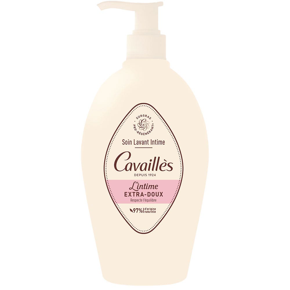 Cavaillès Sequedad Íntima Cuidado limpiador extrasuave 500 ml