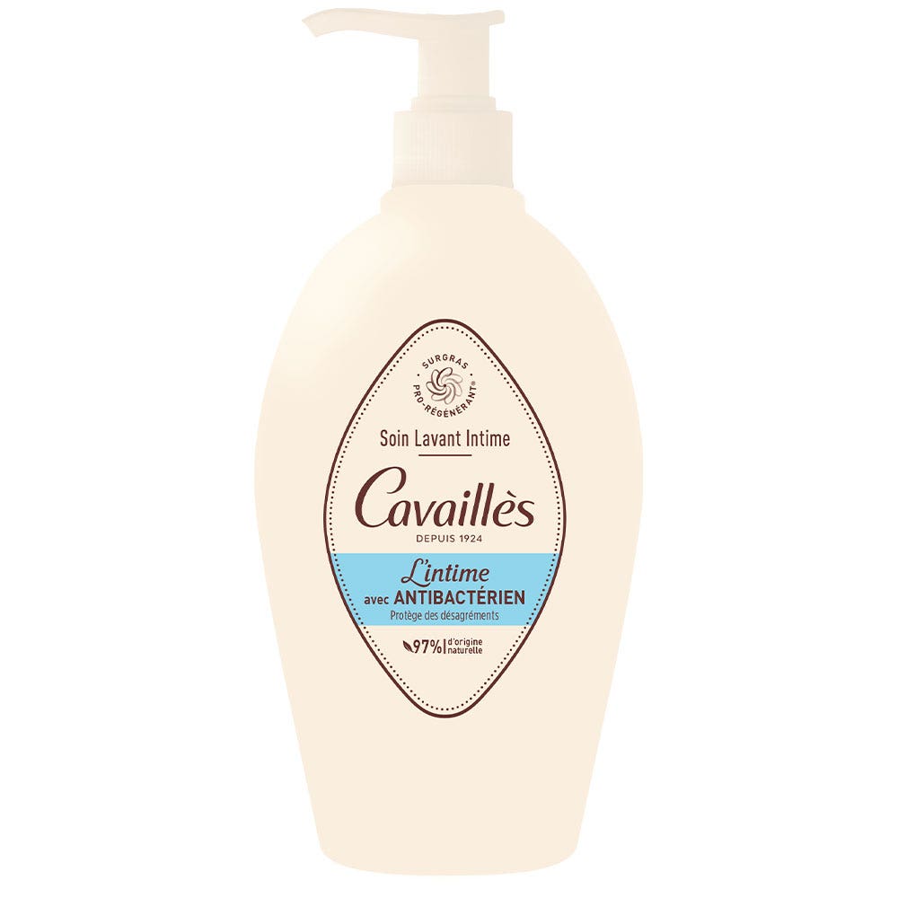 Cavaillès Sequedad Íntima Gel natural antibacteriano 500ml