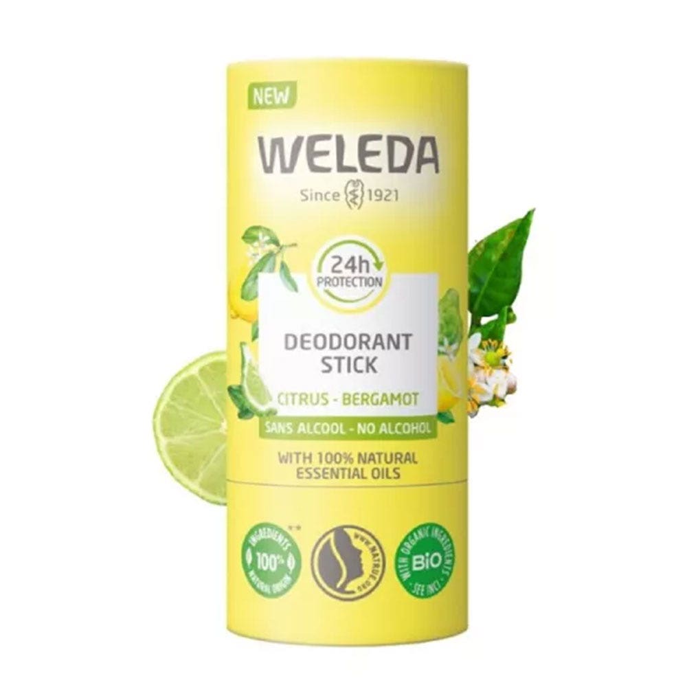Weleda Desodorante en barra 24h Citrus Bergamota 50g