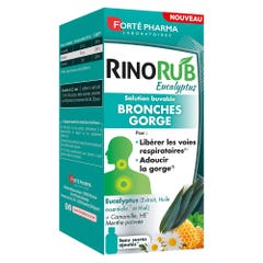 Forté Pharma RinoRub Solución bebible bronquios y garganta Eucalipto 120 ml