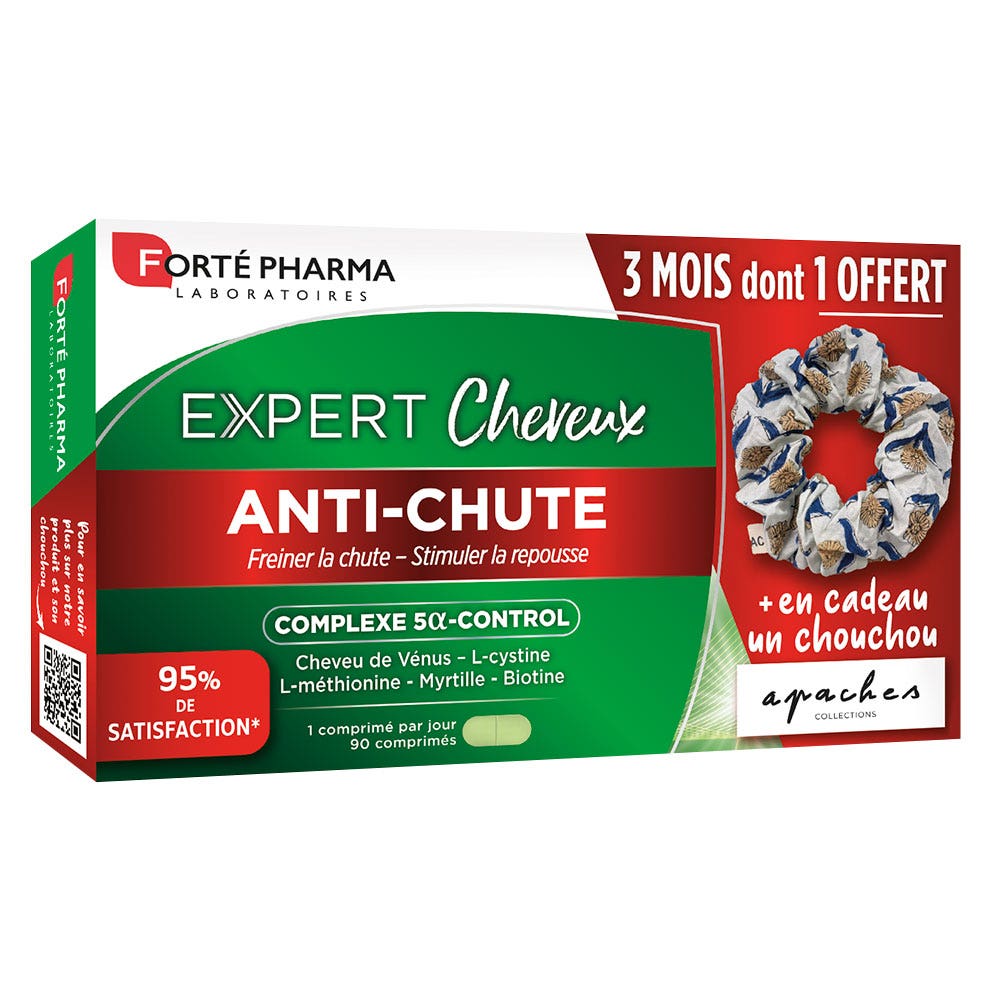 Forté Pharma Expert Capilar Anticaída + Coletero de regalo 90 comprimidos