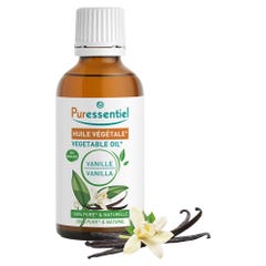 Puressentiel Aceite vegetal de vainilla ecológico Cara, Cuerpo y cabello 50 ml