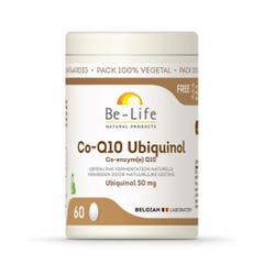 Be-Life Co-q10 Vital 60 Capsulas Ubiquinol 50mg 60 Gélules