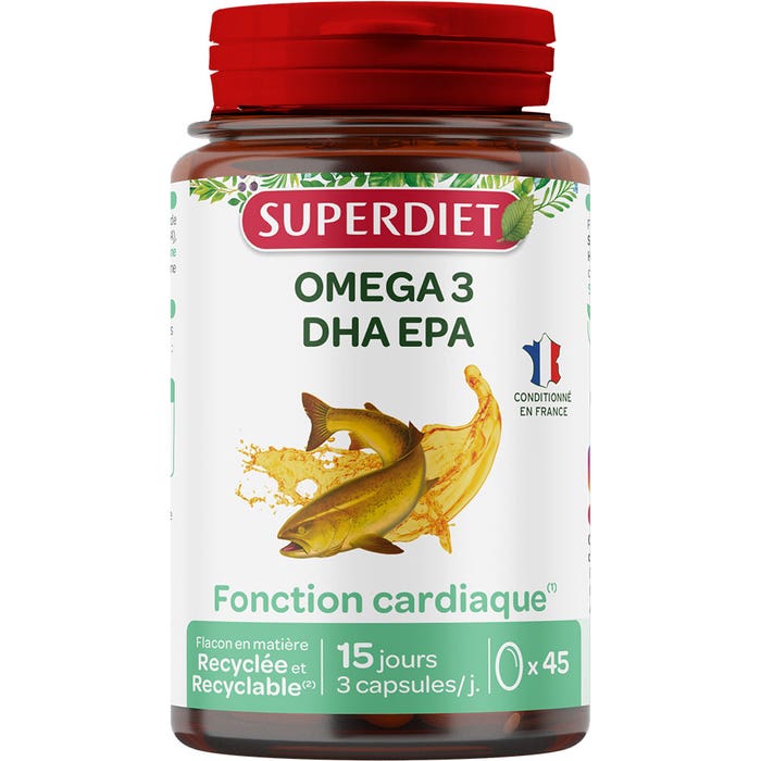 Superdiet Omegas 3 DHA EPA 45 cápsulas