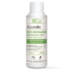 Acorelle Recambio desodorante roll-on 24 horas de eficacia duradera Frescor intenso 100 ml