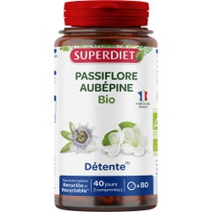 Superdiet Pasiflora-Aubepina bio 80 comprimidos