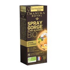 Santarome Manuka Royal Spray orgánico para la garganta 20 ml