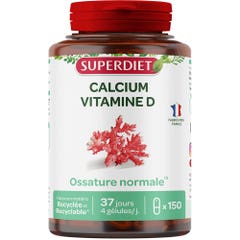 Superdiet Calcio-Vitamina D 150 cápsulas