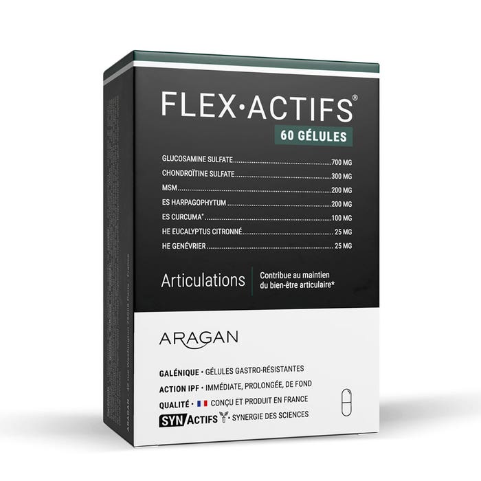Aragan Synactifs Flexactifs articulaciones 60 cápsulas