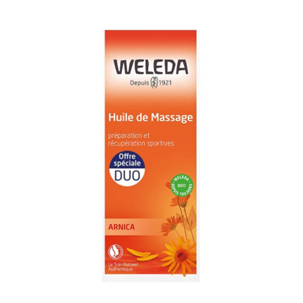 Weleda Arnica Aceite de Masaje Ecológico Preparación y Recuperación Deportiva 2x100ml