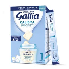 Gallia Calisma Pocket Desde el nacimiento 1 0 a 6 meses 21 sobres de 5 dosis