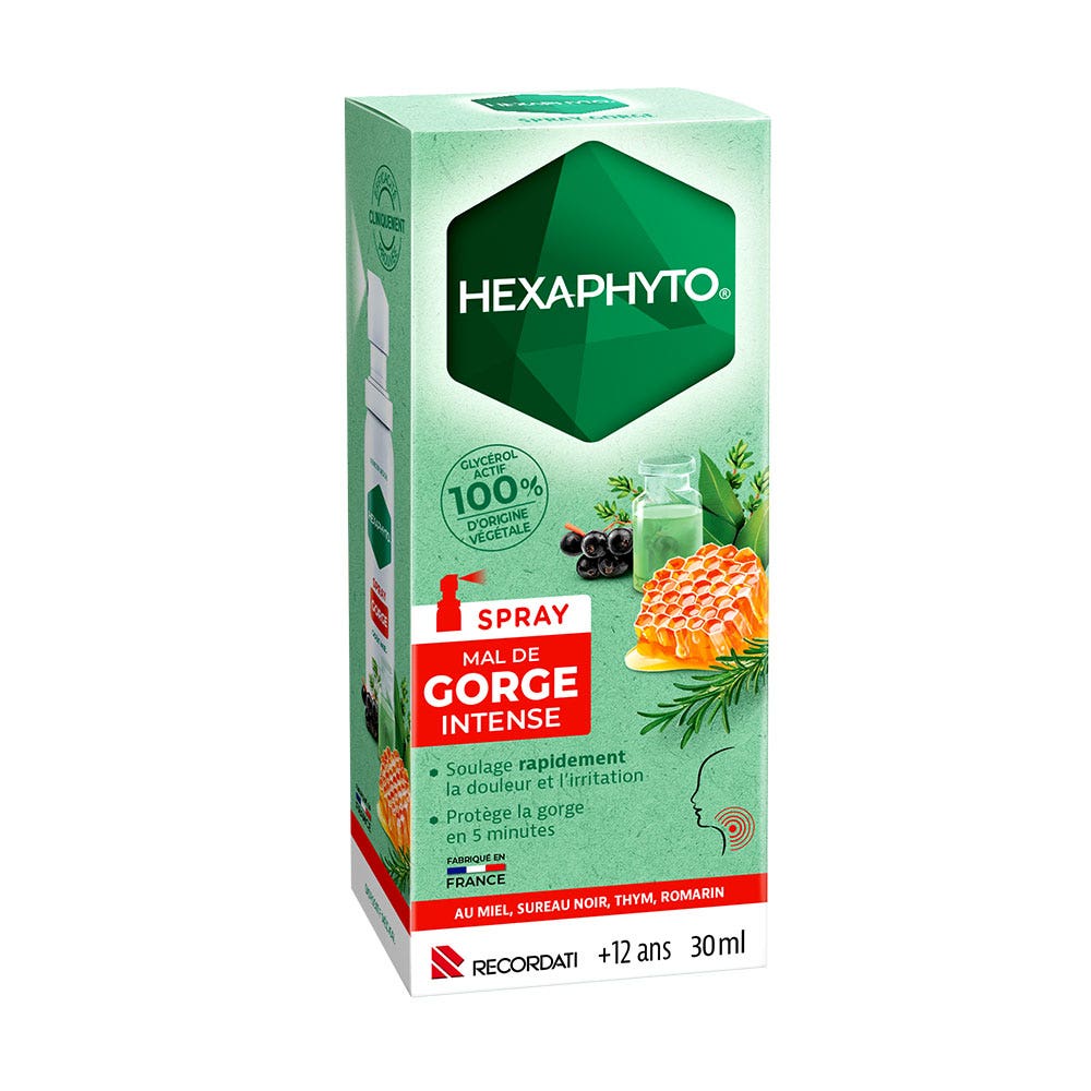 Hexaphyto Jarabe garganta y tos a partir de 1 año sabor a miel 150 ml