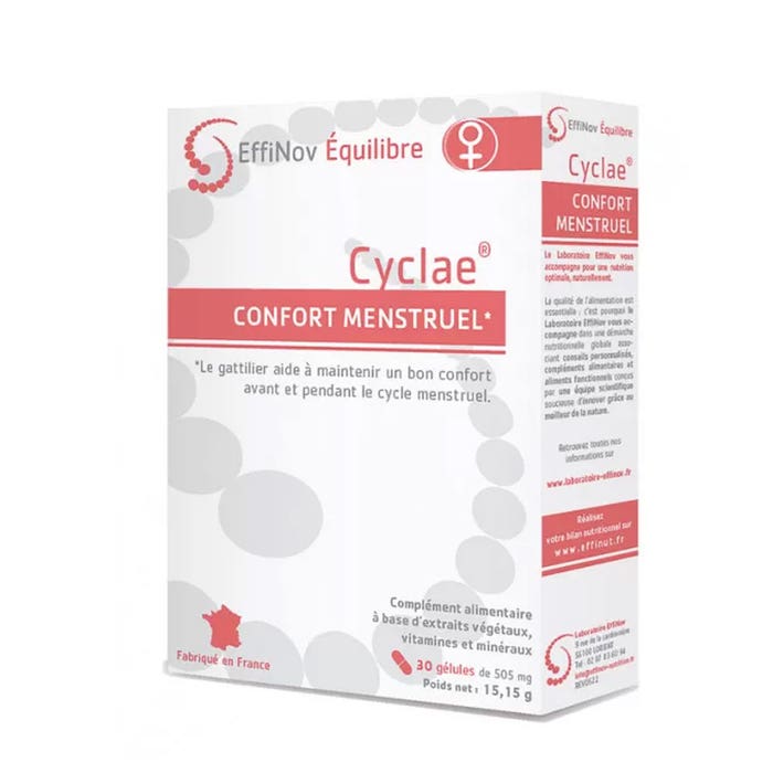 Cyclae 30 cápsulas Equilibrio hormonal Effinov Nutrition