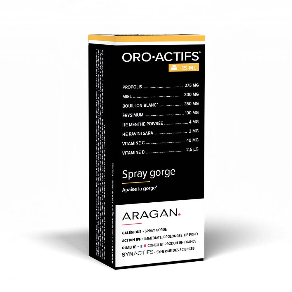 Aragan Synactifs OroActifs Spray Garganta 15 ml