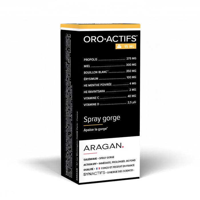 Aragan Synactifs OroActifs Spray Garganta 15 ml