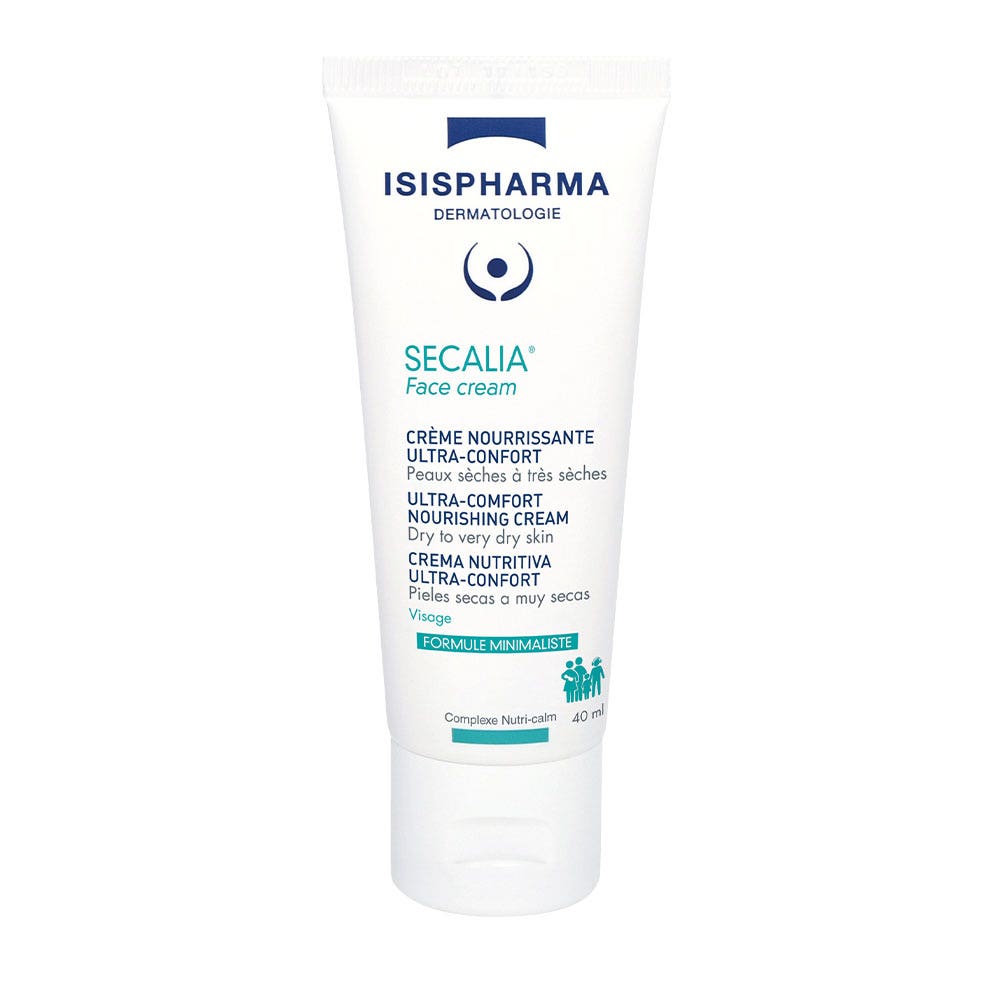 Isispharma Secalia Crema nutritiva facial ultra-confort pieles secas a muy secas 40 ml