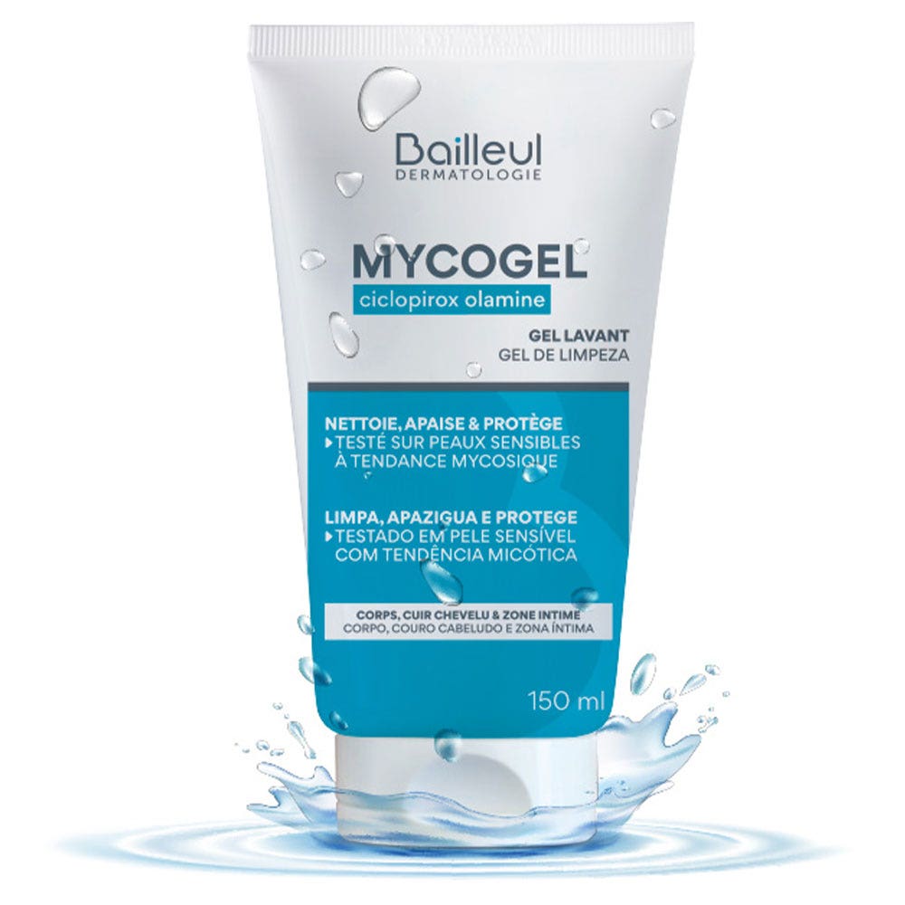 Bailleul Mycogel Gel limpiador espumoso Piel sensible 150 ml
