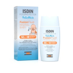 Isdin Mineral Baby Fotoprotector Pediactrics Fusion Fluid Mineral Baby Spf50+ Desde El Nacimiento Fotoprotector Pediatrics 50ml