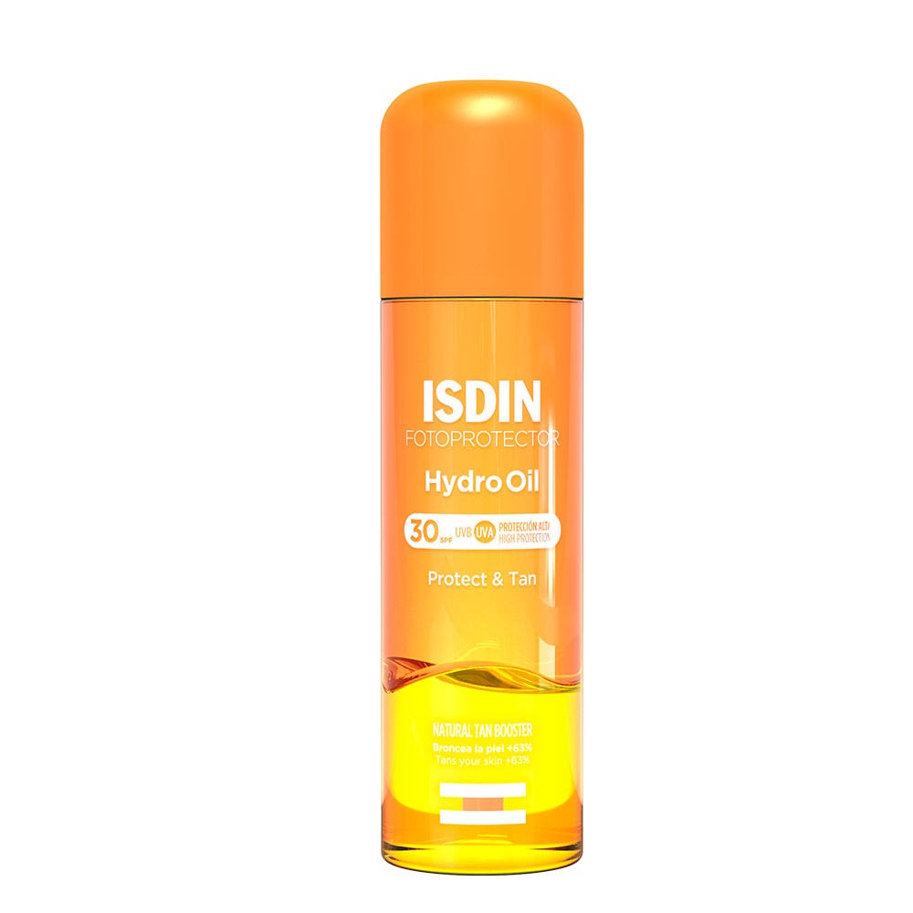 Isdin HydrOil aceite solar bronceador SPF30 Fotoprotector 200ml