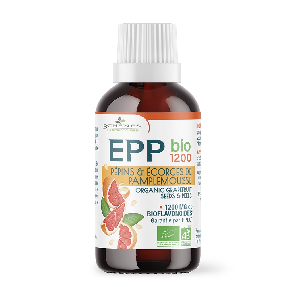 3 Chênes Extracto de semilla de pomelo ecológico 1200 50ml