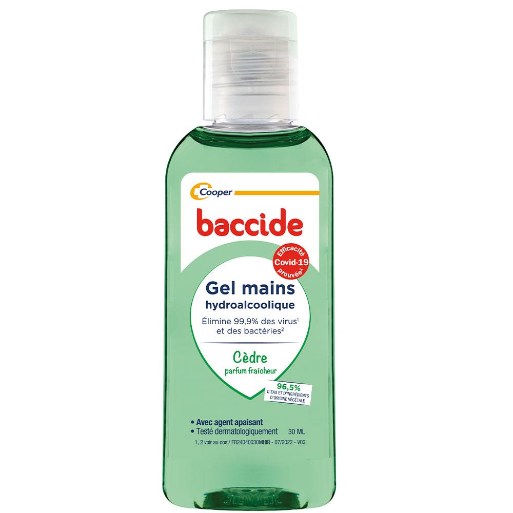 Baccide Gel de manos sin aclarado Fragancia fresca 100ml