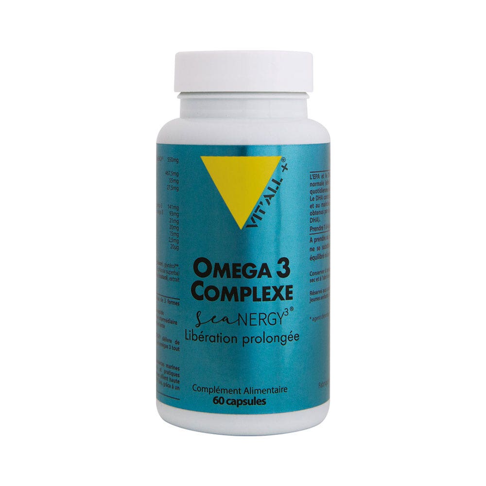 Vit'All+ Complejo Omega 3 SeaNergy3 60 cápsulas