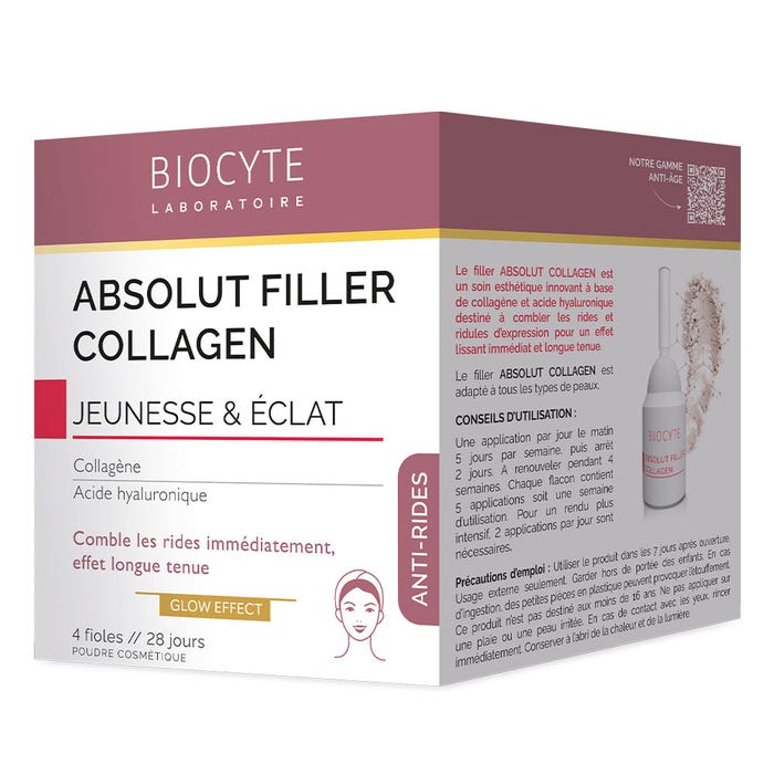 Biocyte Anti-rides Relleno de colágeno Absolute 4 viales