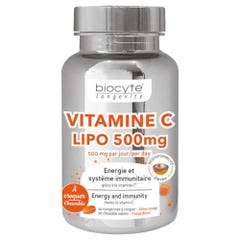 Biocyte Vitamina C Lipo 500 Mg 30 comprimidos masticables