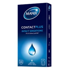 Manix Preservativos Finesse y Extra Lubricantes x6