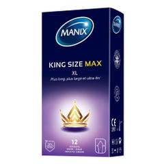 Manix Preservativos maximum comfort king size x12