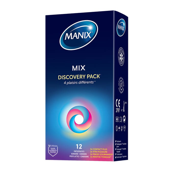 Preservativos Tentations Kit Descubrimientos x12 Tentations Manix