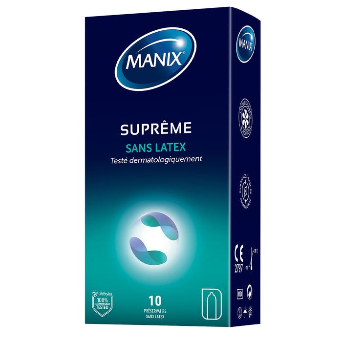 Manix Suprême Preservativos sin látex x10