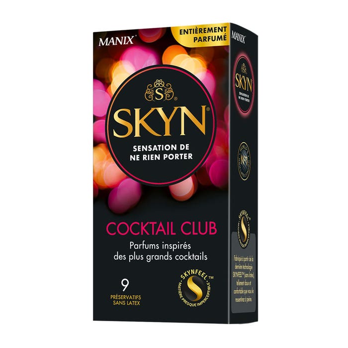 Preservativos perfumados x9 Cocktail Club Parfums Inspirés des Plus Grands Cocktails Manix