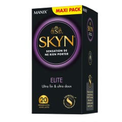 Manix Elite Skyn Elite Preservativos X10 Ultra Fin et Ultra Doux x20