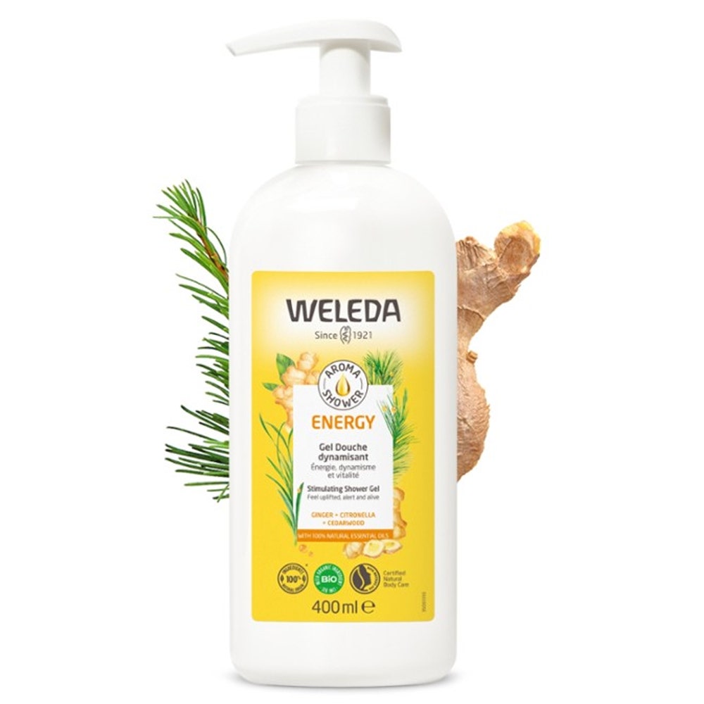 Weleda Aroma Shower Gel ducha Energía Todos los tipos de piel 400 ml
