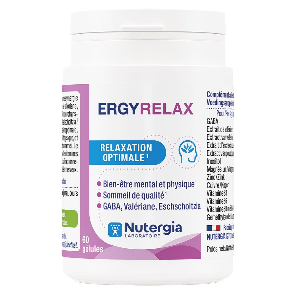 Nutergia Ergyrelax relajación 60 cápsulas