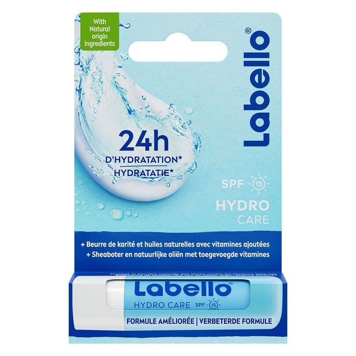 Bálsamo labial SPF15 Hydro Care 4.8g Labello