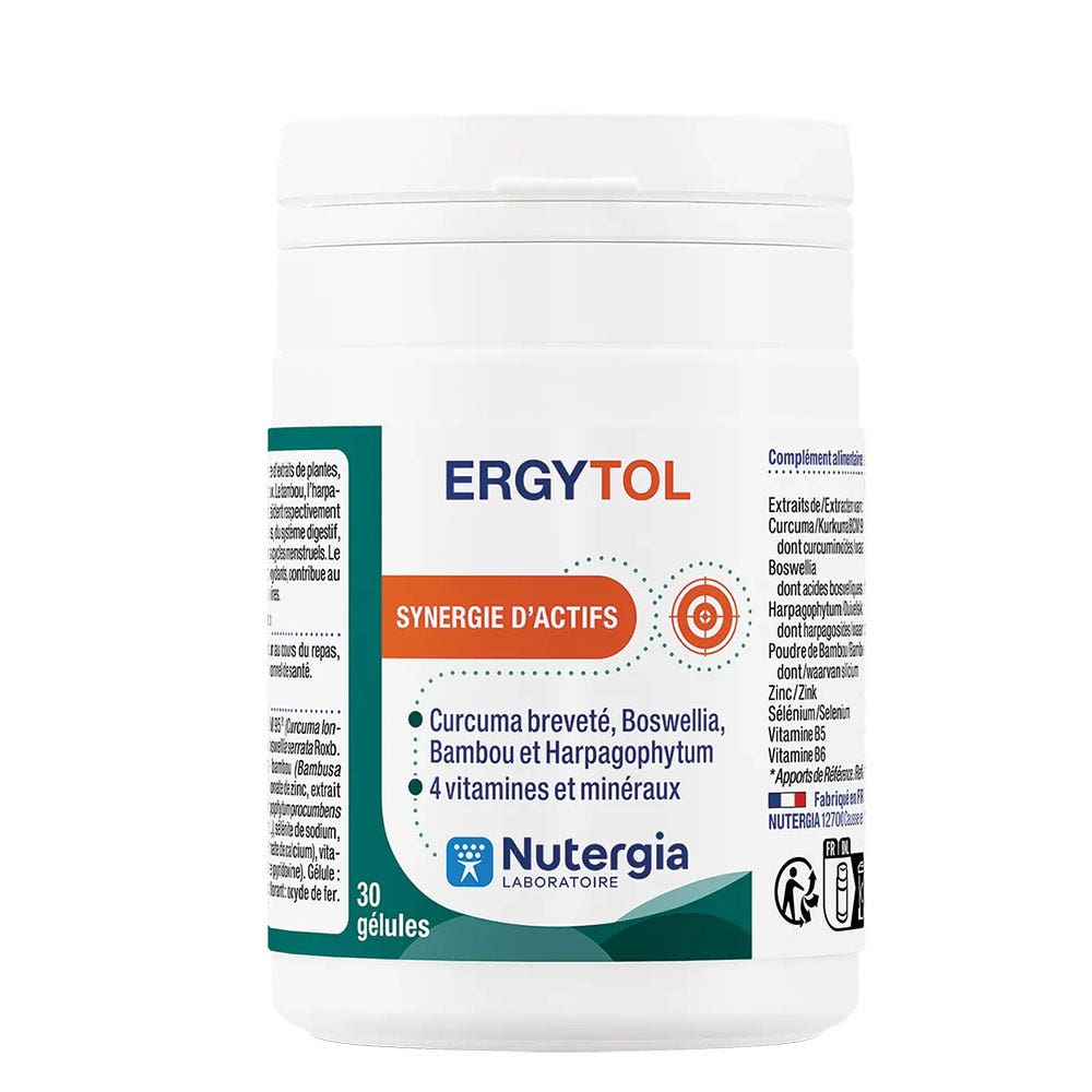 Nutergia Ergytol Synergie d'Actifs 30 Cápsulas