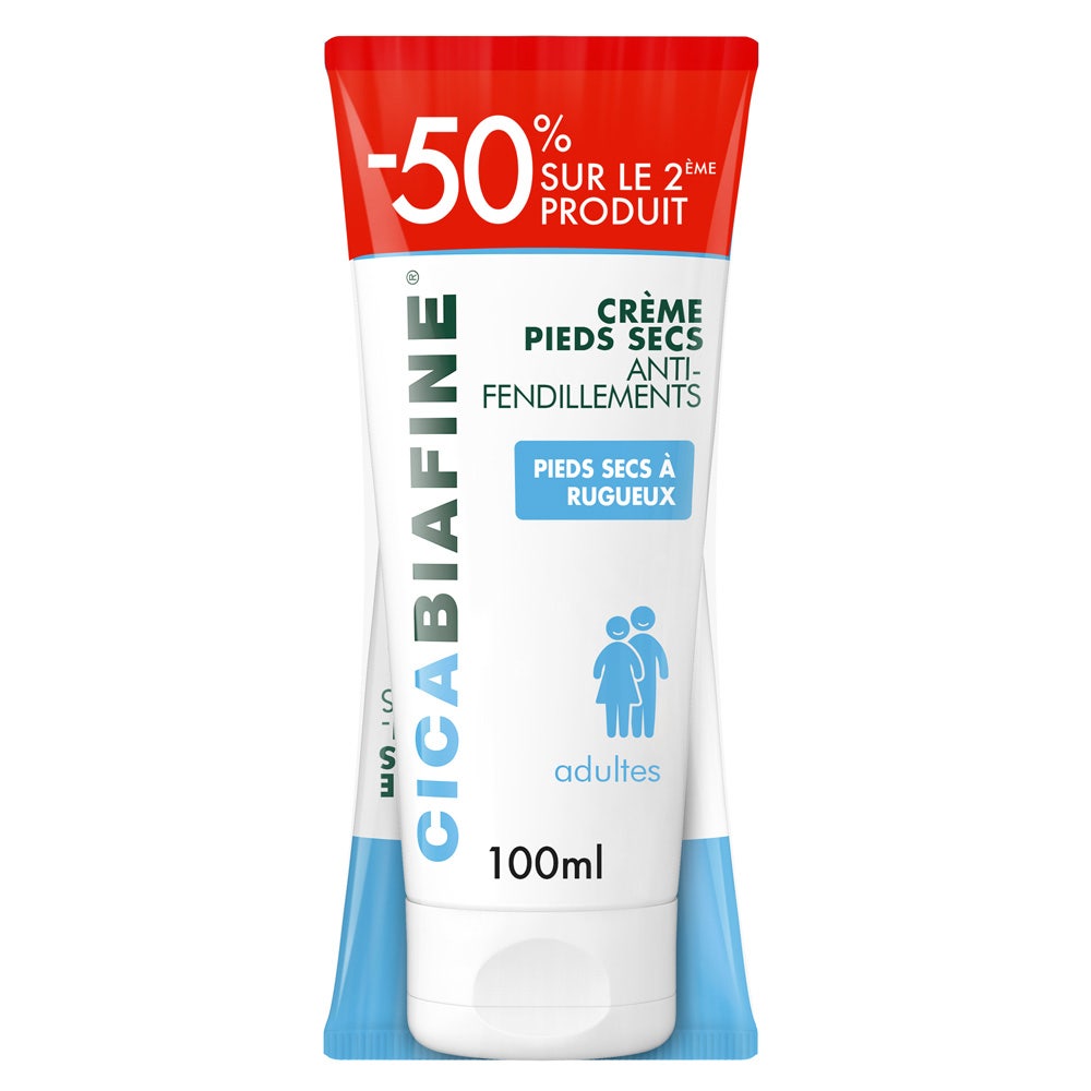 Cicabiafine Crema antiescaras para pies secos 2x100ml